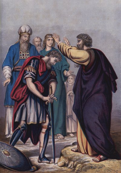 Moses Naming Joshua as His Successor by English School